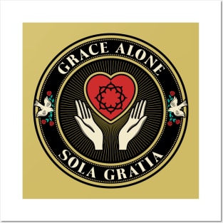 Grace alone. Posters and Art